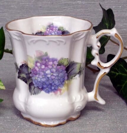 Hydrangea Victorian Mug