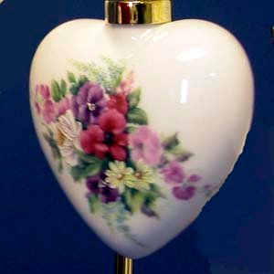 Bouquet of Flowers Heart Ornament