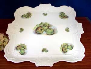 Green Apple 14" Square Tray